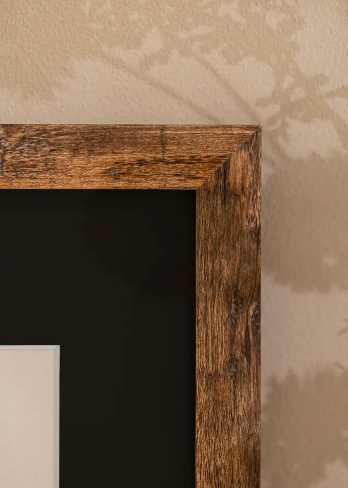 Rāmis Fiorito Washed Oak 42x59,4 cm (A2) - Paspartū Melns 25x38 cm