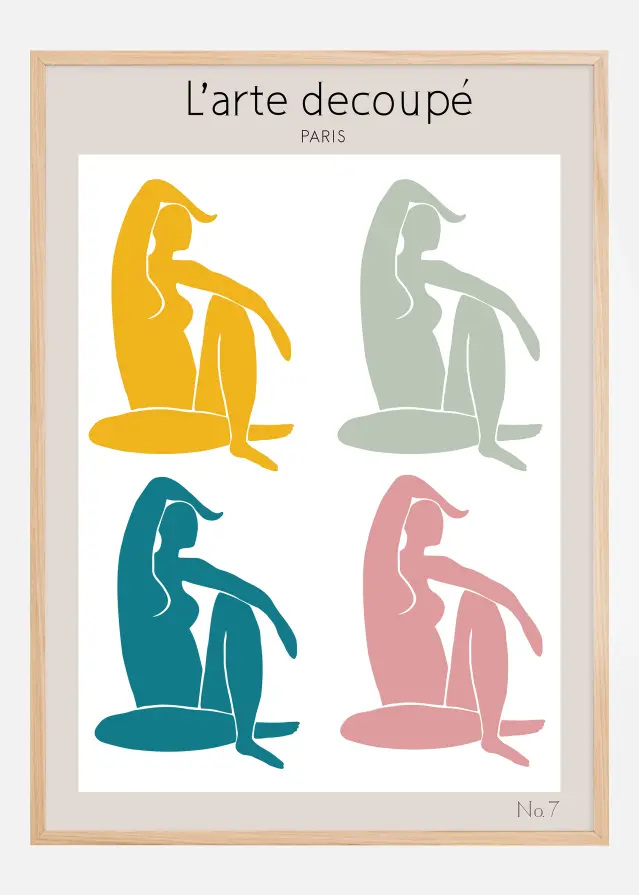Four Figures Plakāts