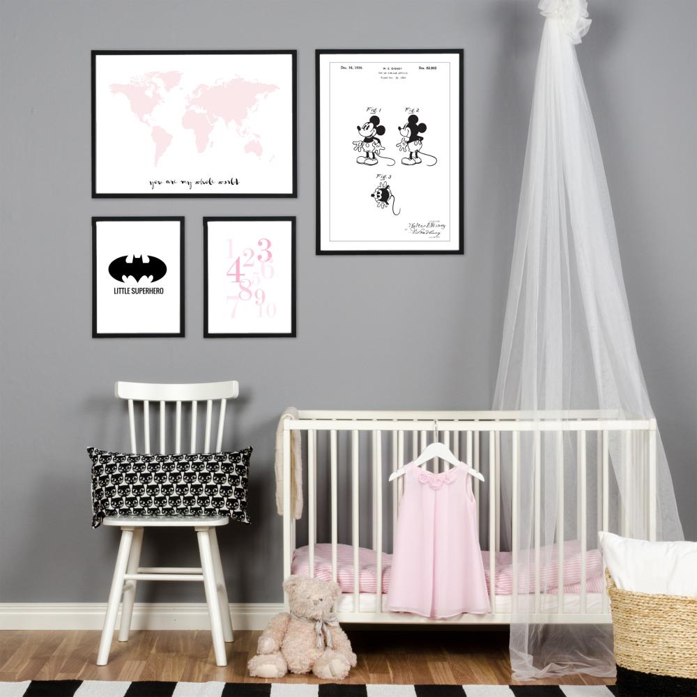 Patenta rasējums - Disney - Mickey Mouse Plakāts