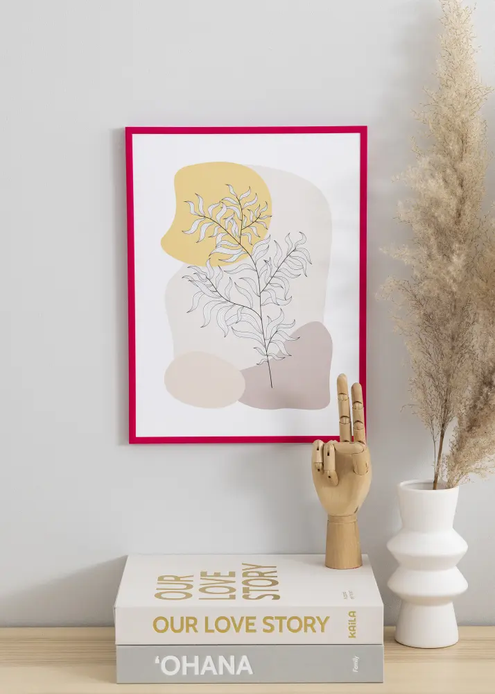 Rāmis New Lifestyle Rose 30x40 cm - Paspartū Melns 8x12 inches