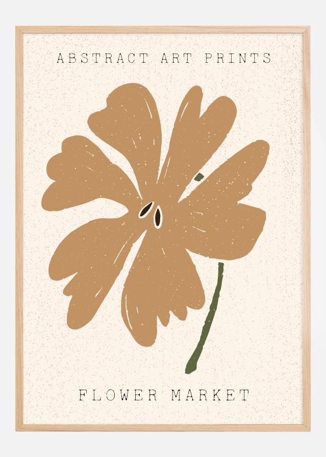 Abstract Art Flower Plakāts