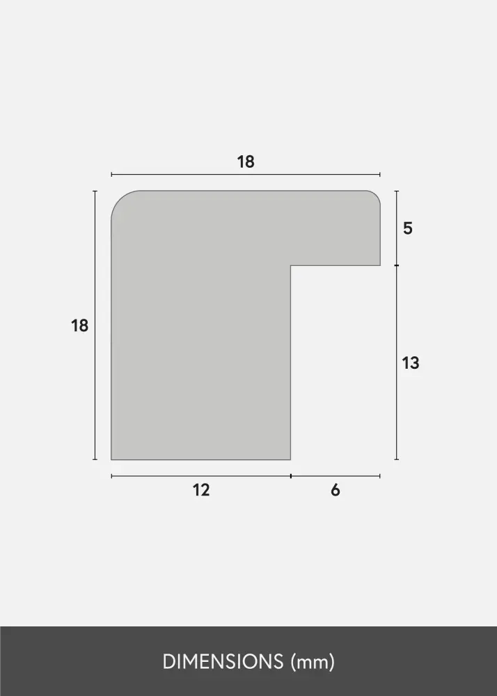 Rāmis Selection Akrylglas Massive ozols 46x61 cm