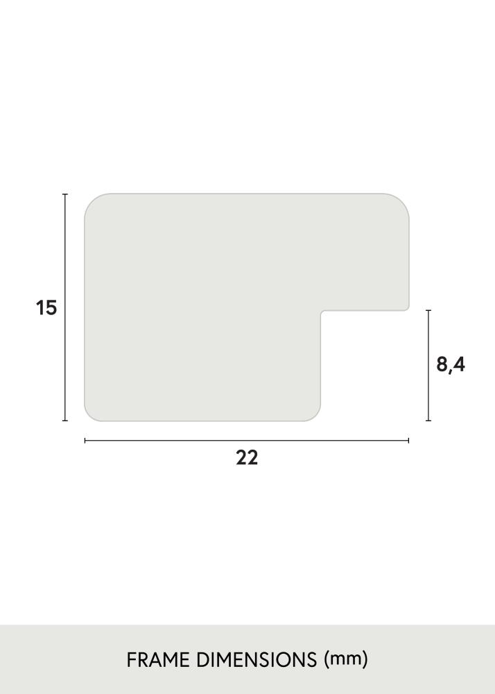 Rāmis Uppsala Sudrabs 28x35 cm