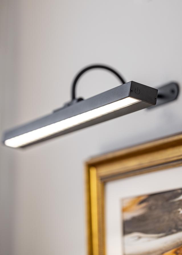 KAILA Flare Ar Baterijām Darbināms Gleznas Apgaismojums 40 cm - Melns