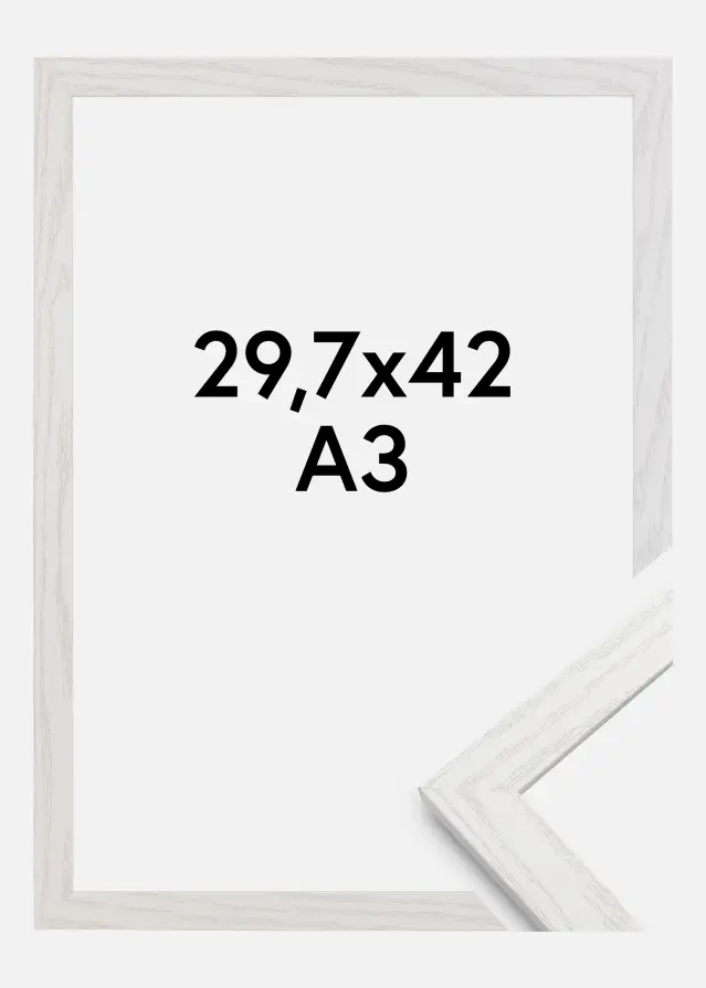Rāmis Estētisks Akrila stikls White Oak 29,7x42 cm (A3)