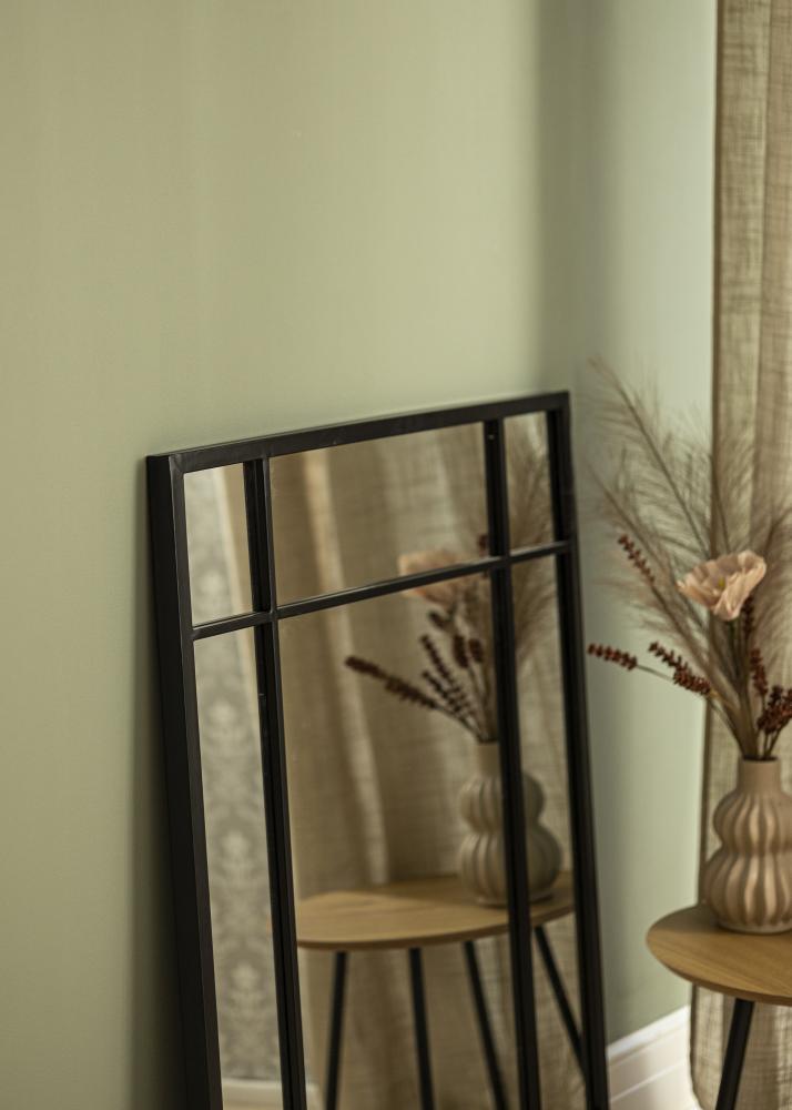 Spogulis Window Melns 70x100 cm