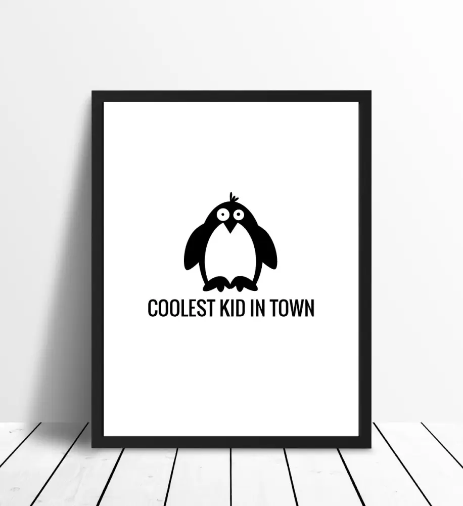 Pingvīns Cool Plakāts