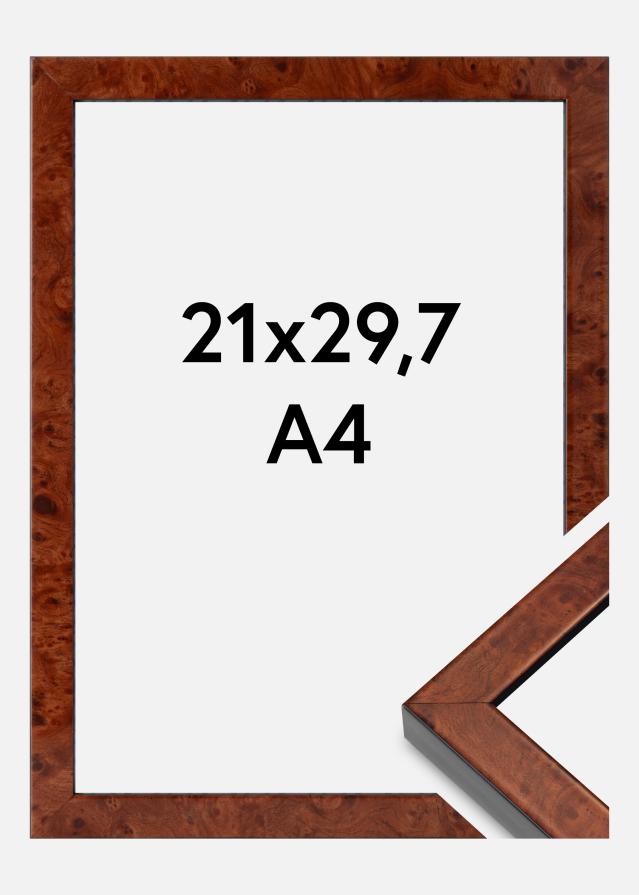 Rāmis Hermes Akrila stikls Burr Walnut 21x29,7 cm (A4)