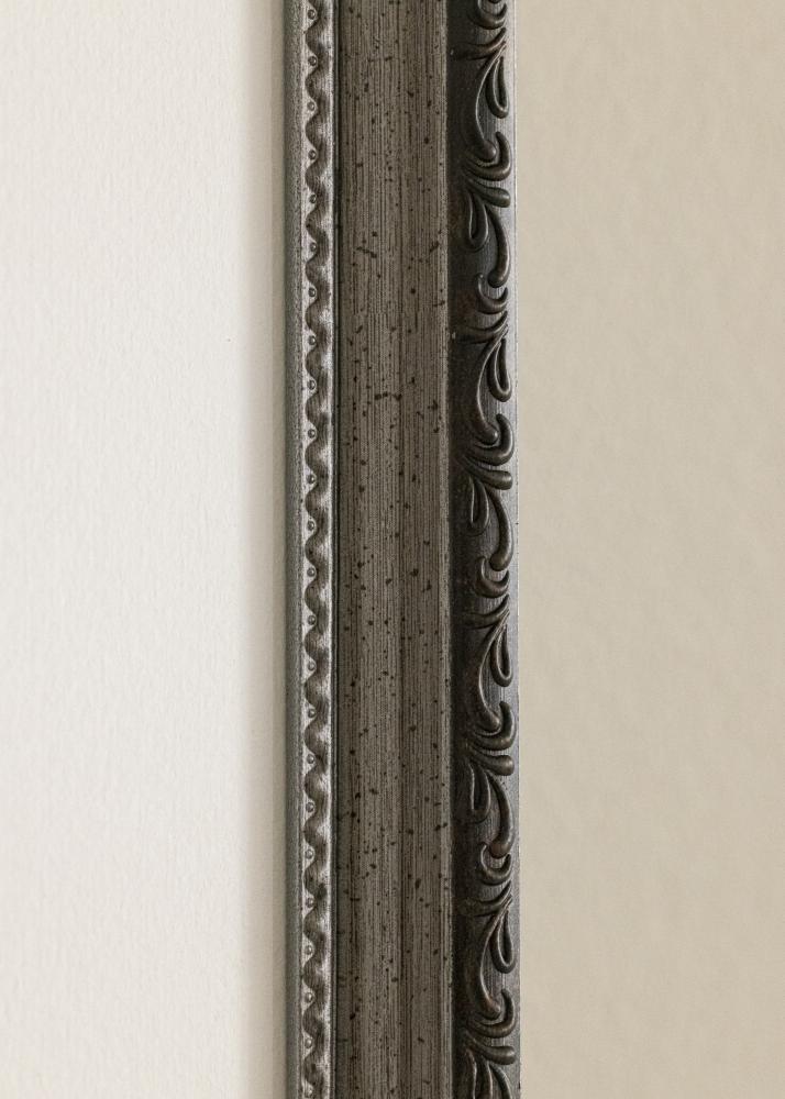 Rāmis Abisko Sudrabs 30x30 cm - Paspartū Balts 8x8 inches