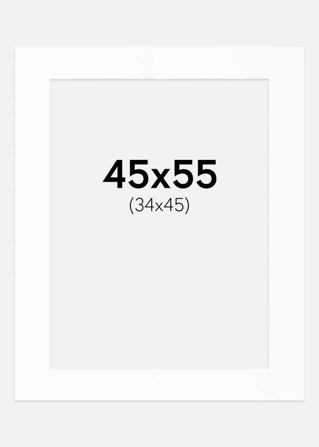 Paspartū Balts Standarts (Balts Kodols) 45x55 cm (34x45)