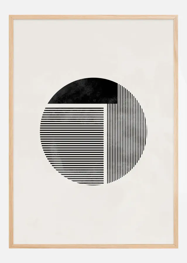 Minimalist round Plakāts