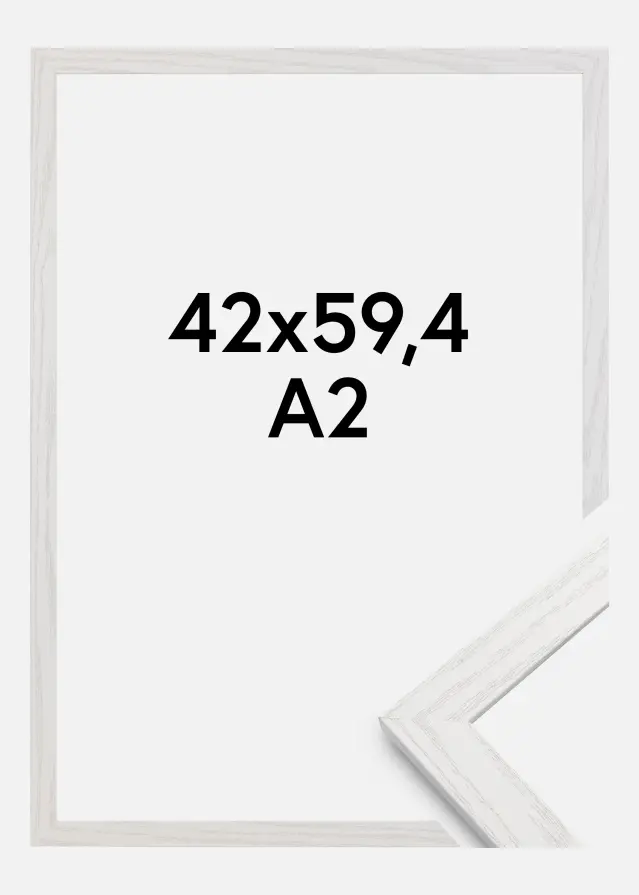 Rāmis Estētisks Akrila stikls White Oak 42x59,4 cm (A2)
