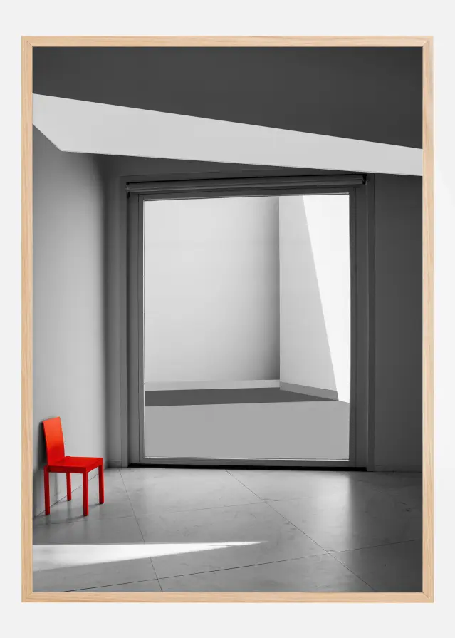 The red chair Plakāts