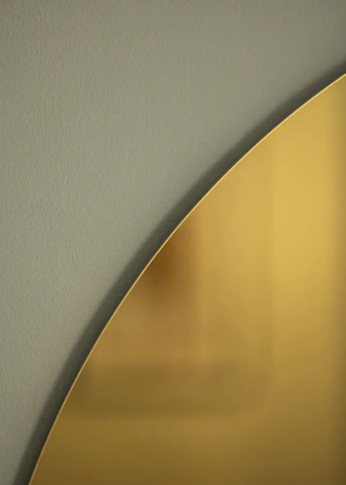 Spogulis Golden Yellow 80 cm Ø