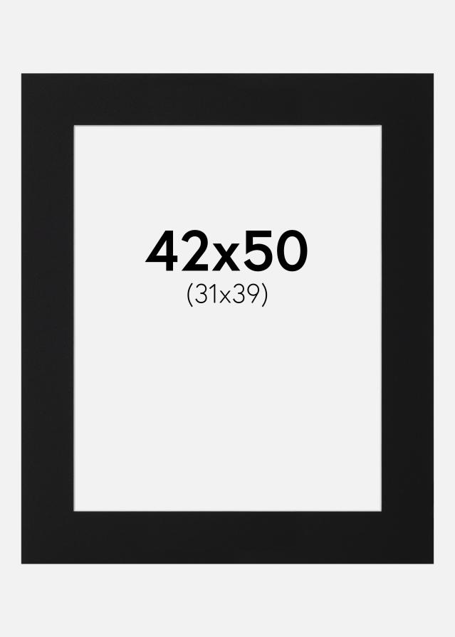 Paspartū Melns Standarts (Balts Kodols) 42x50 cm (31x39)