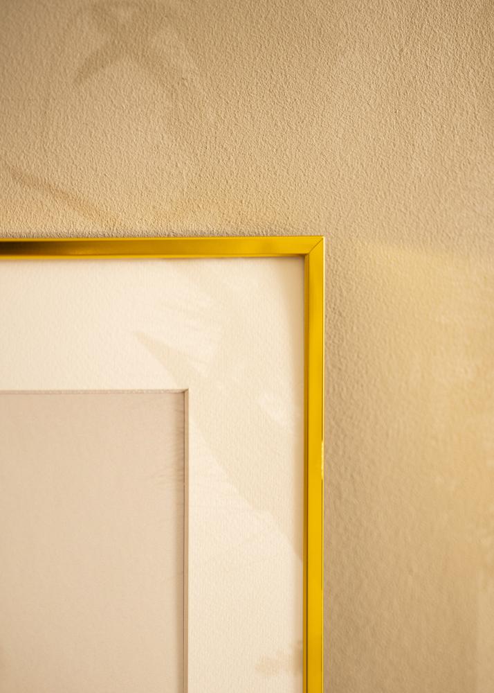 Alumīnija rāmis Akrila stikls Zelta 21x29,7 cm (A4)