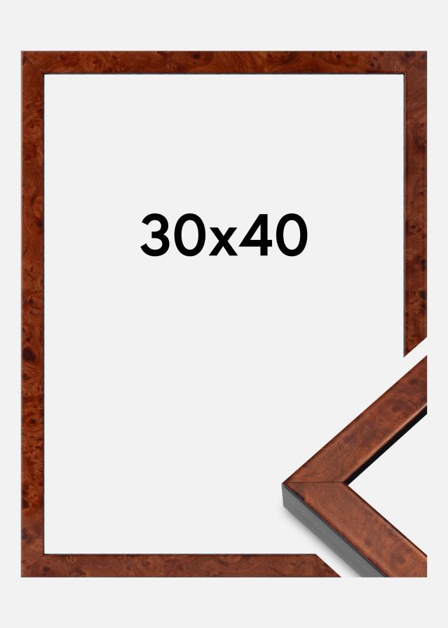 Rāmis Hermes Akrila stikls Burr Walnut 30x40 cm