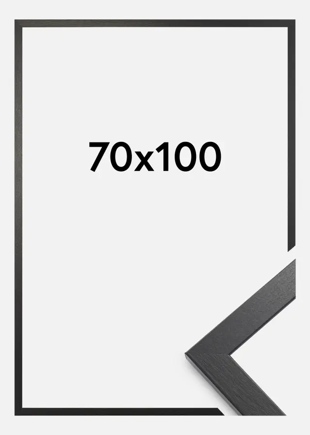 Rāmis Estētisks Black Oak 70x100 cm