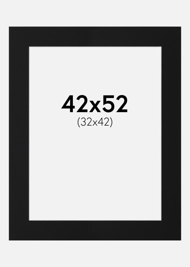 Paspartū Melns Standarts (Balts Kodols) 42x52 cm (32x42)