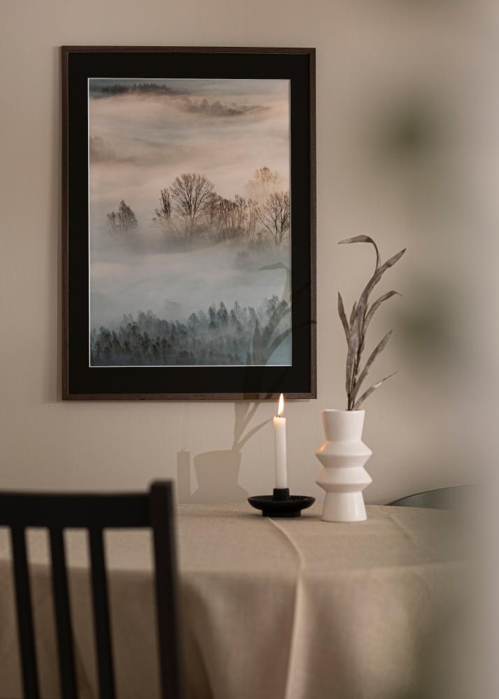 Rāmis Edsbyn Valrieksts 35x50 cm - Paspartū Melns 24x30 cm