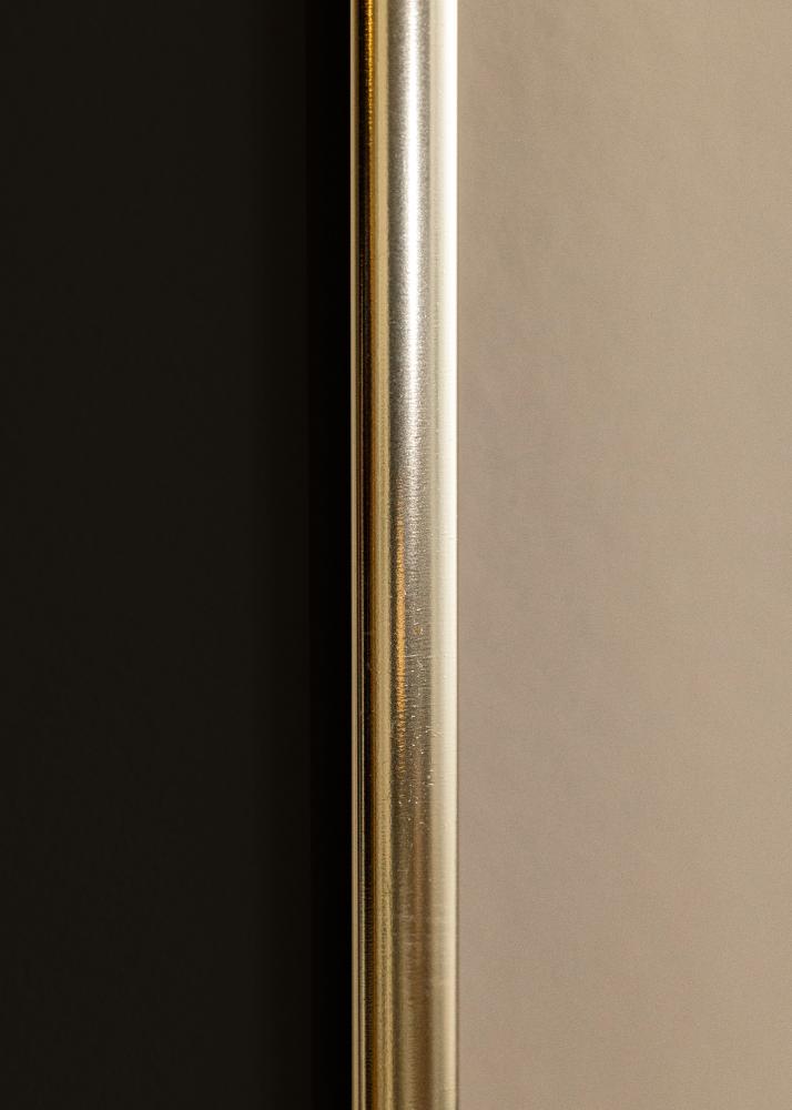 Rāmis Alumīnijs Glansēts Zelts 70x100 cm - Paspartū Melns 59,4x84 cm (A1)