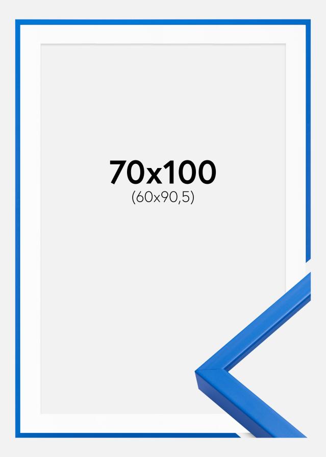 Rāmis E-Line Zils 70x100 cm - Paspartū Balts 61x91,5 cm