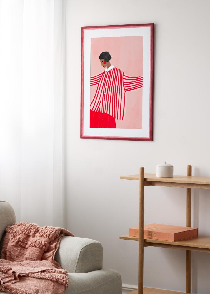 Rāmis Cornwall Akrila stikls tumši sarkans 30x30 cm