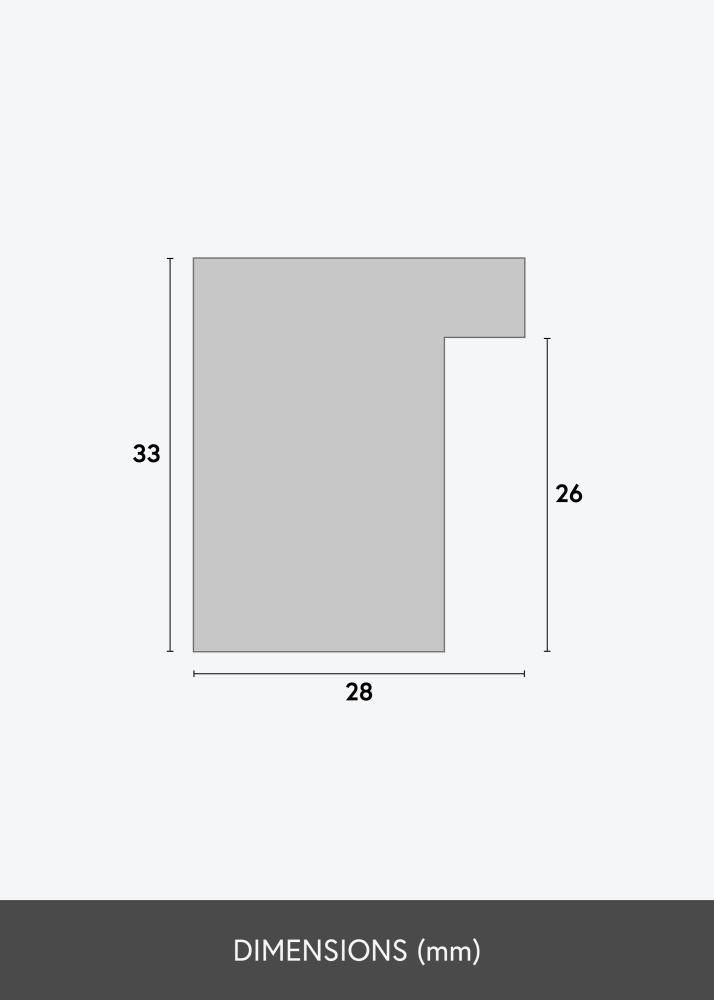 Rāmis Cotswold Melns - Jebkurš izmērs