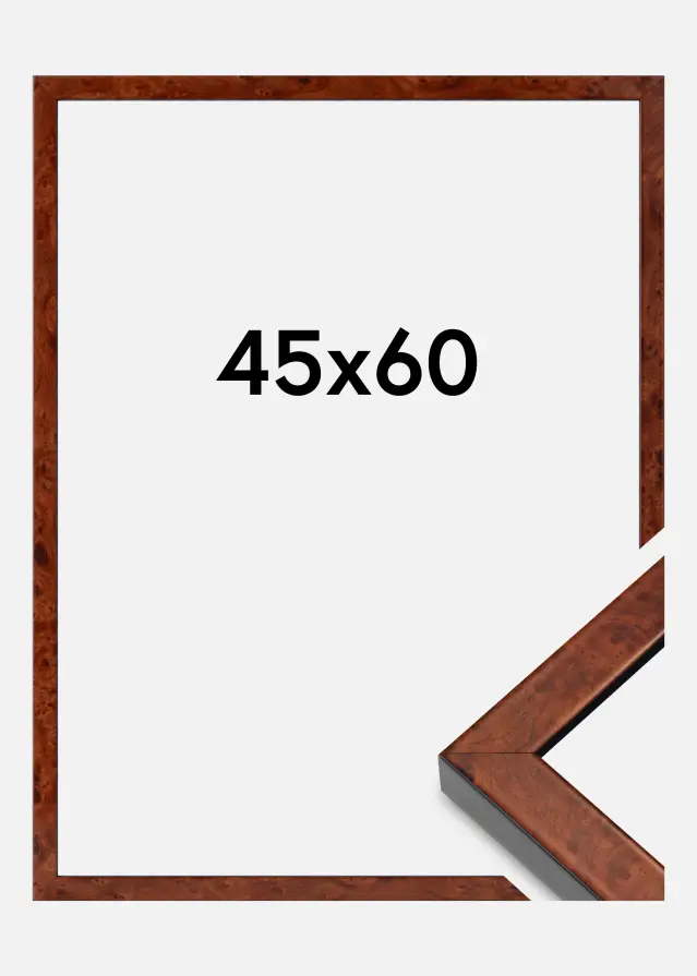 Rāmis Hermes Akrila stikls Burr Walnut 45x60 cm