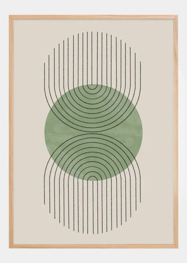 Perfect Point Green Plakāts