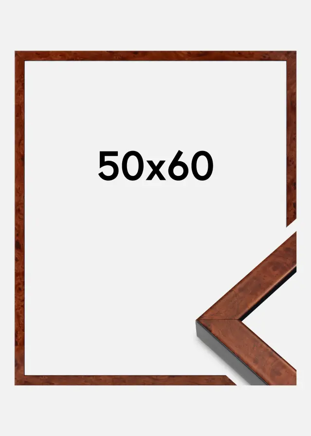 Rāmis Hermes Akrila stikls Burr Walnut 50x60 cm