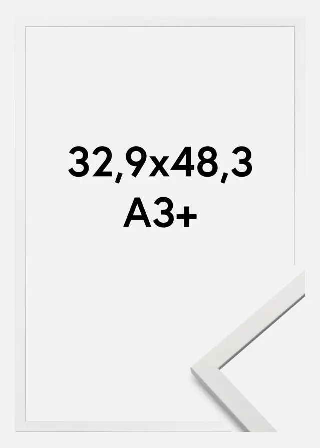 Rāmis Edsbyn Balts 32,9x48,3 cm (A3+)
