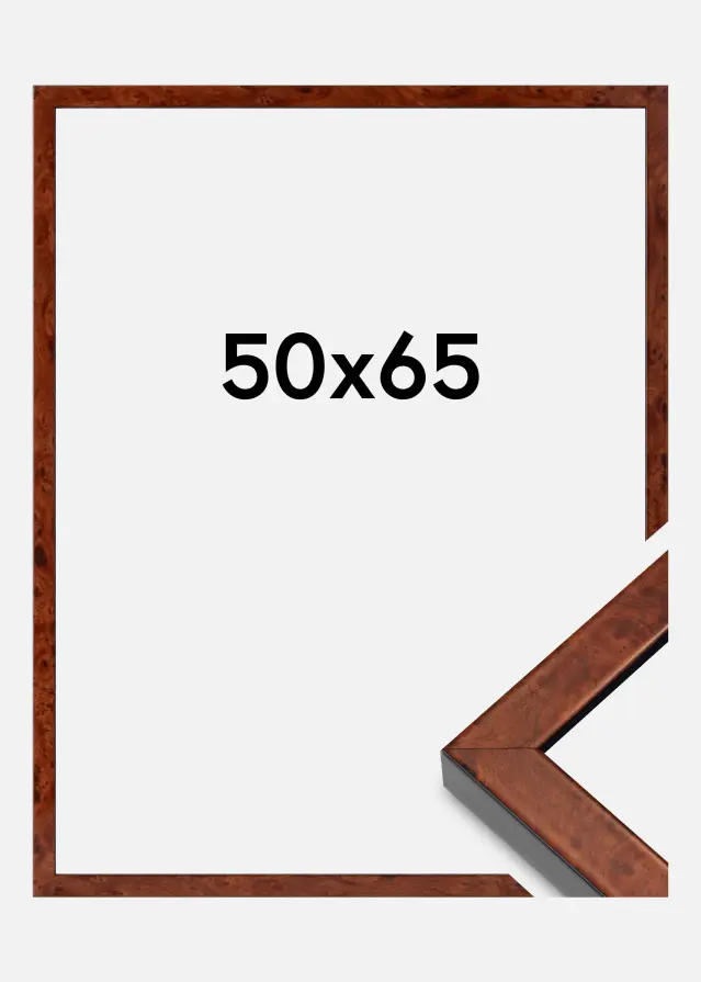 Rāmis Hermes Akrila stikls Burr Walnut 50x65 cm