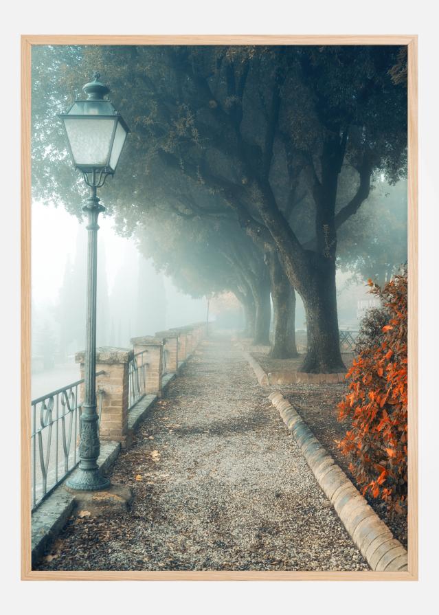 Fogy autumn day Plakāts