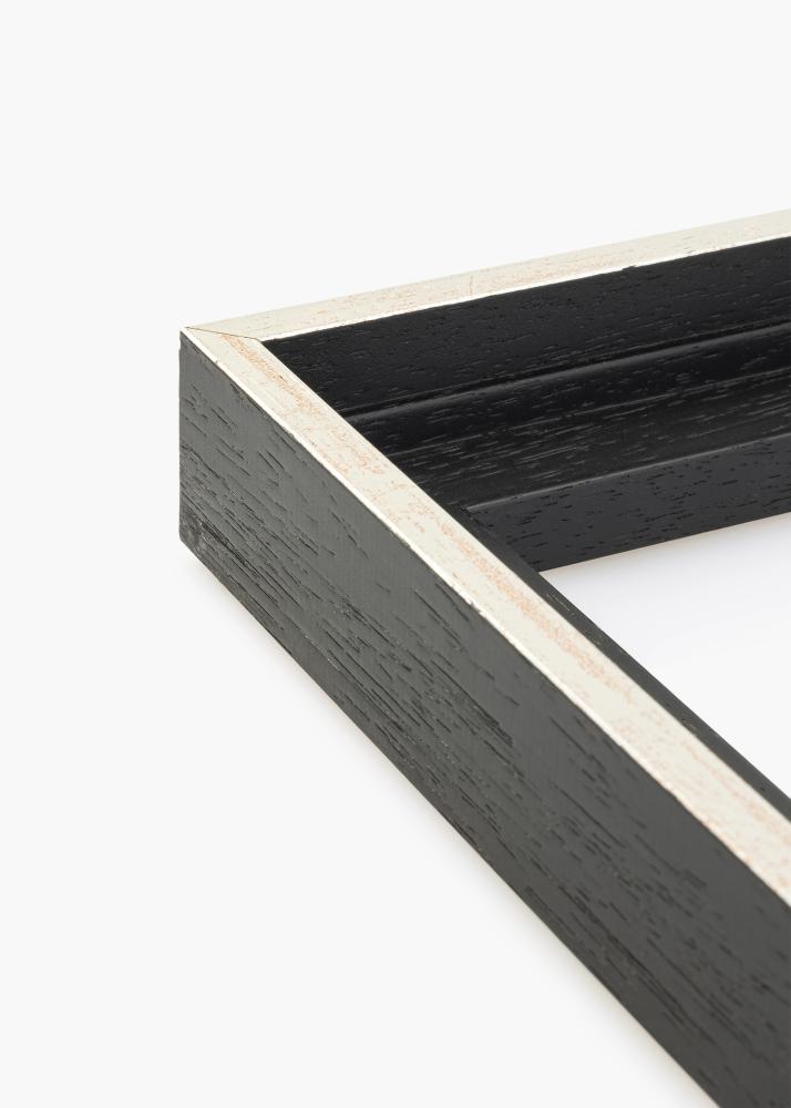 Kanvas rāmis Lexington Melns / Sudrabs 30x40 cm