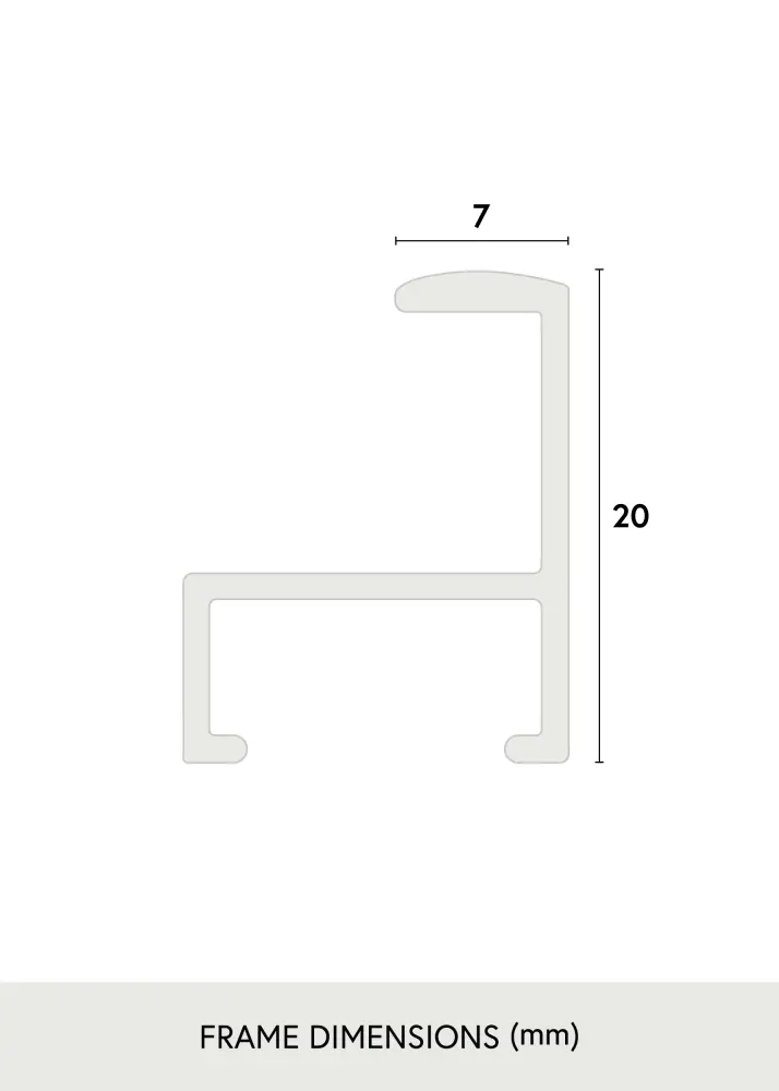 Spogulis Minimāks White 40x80 cm