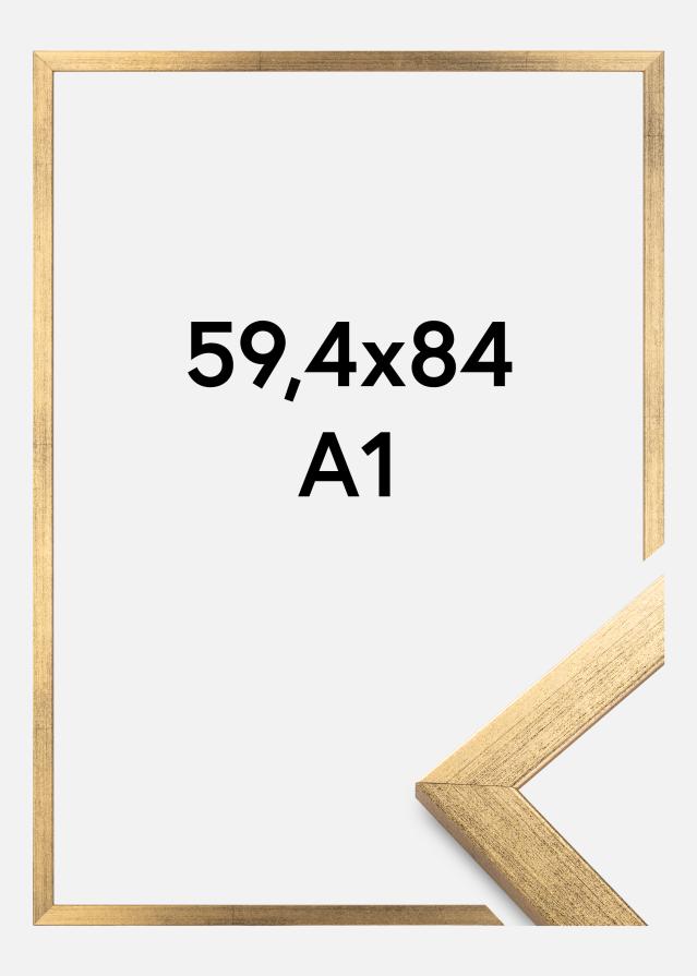 Rāmis Estētisks Akrila stikls Zelta 59,4x84 cm (A1)