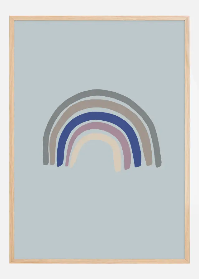 Rainbow Blue Plakāts