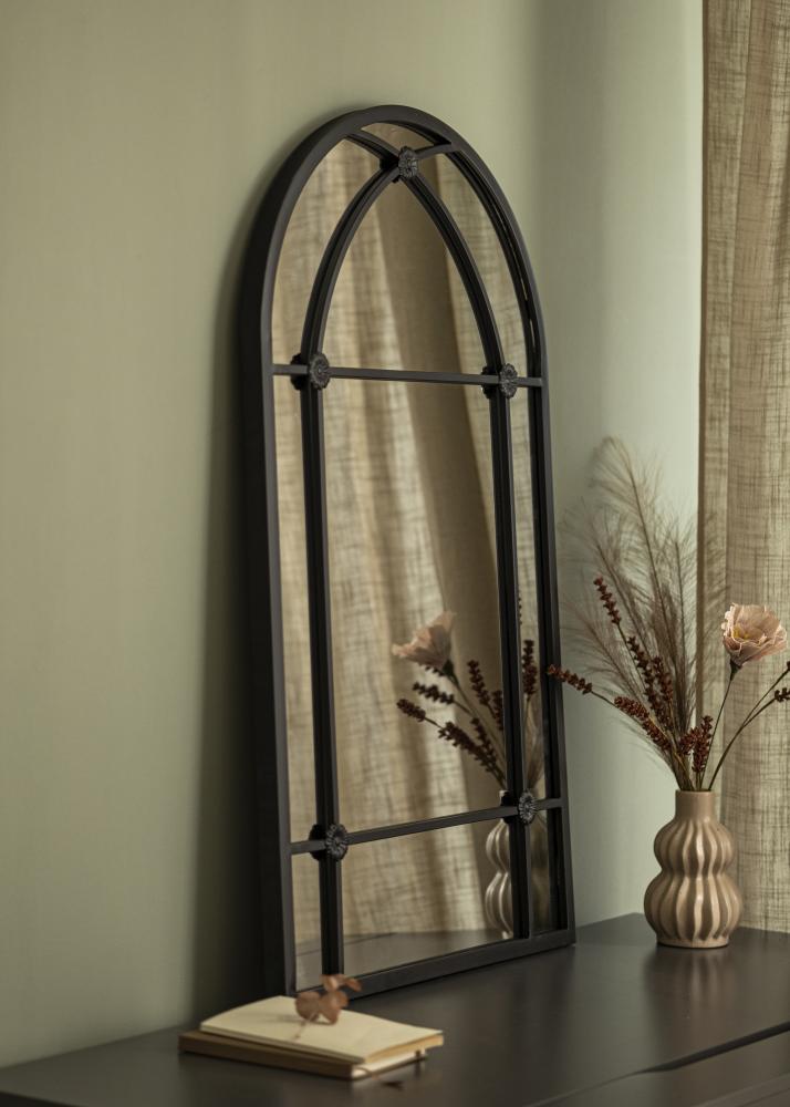 Spogulis Fairytale Window Melns 60x100 cm