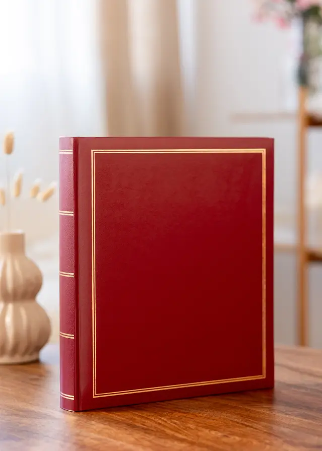 Classico Albums Sarkans - 30x33 cm (100 Balti Lappuses / 50 loksnes)