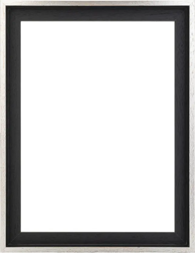 Kanvas rāmis Lexington Melns / Sudrabs 50x70 cm
