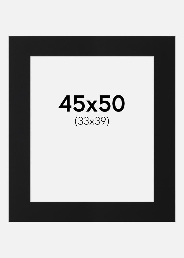 Paspartū Melns Standarts (Balts Kodols) 45x50 cm (33x39)