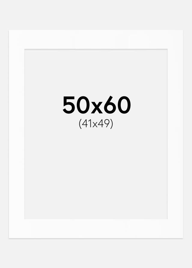 Paspartū Balts Standarts (Balts Kodols) 50x60 cm (41x49)