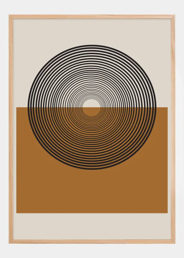 Retro Landscape Plakāts