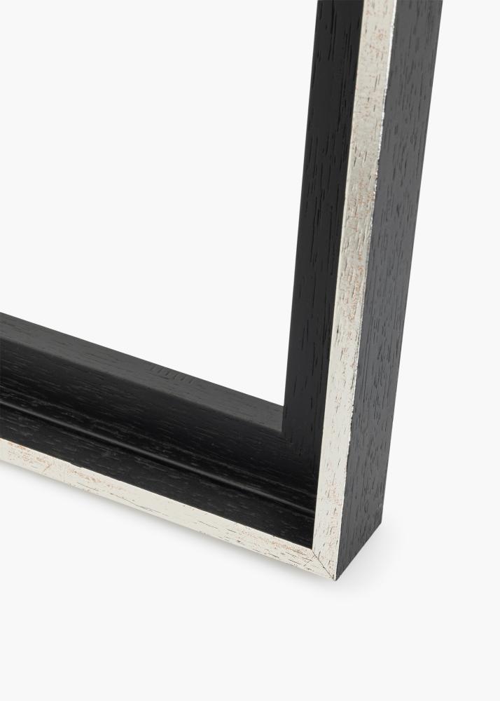 Kanvas rāmis Lexington Melns / Sudrabs 30x40 cm