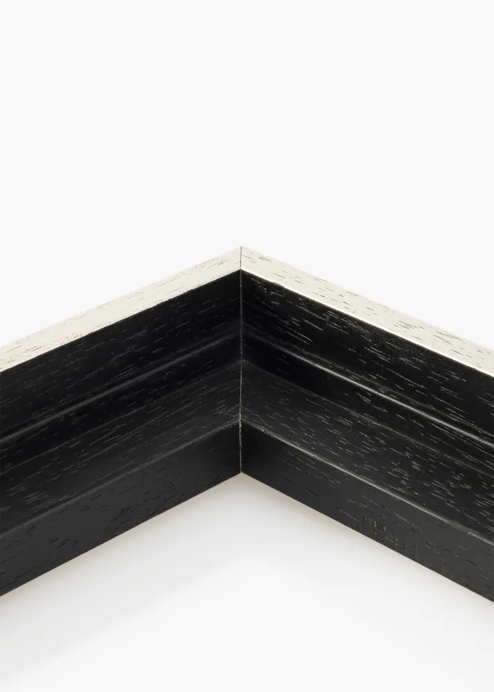 Kanvas rāmis Lexington Melns / Sudrabs 40x100 cm