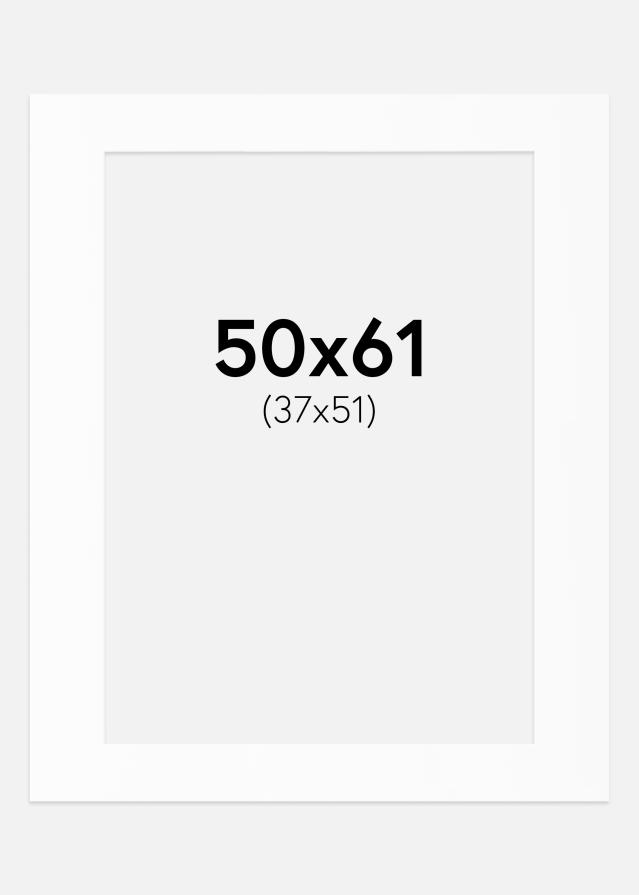 Paspartū Balts Standarts (Balts Kodols) 50x61 cm (37x51)