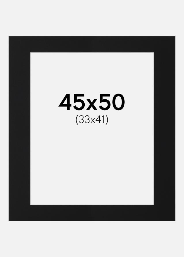 Paspartū Melns Standarts (Balts Kodols) 45x50 cm (33x41)