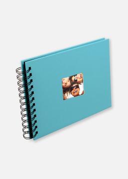 Fun Albums ar spirāli Zaļš - 23x17 cm (40 Melni Lappuses / 20 loksnes)