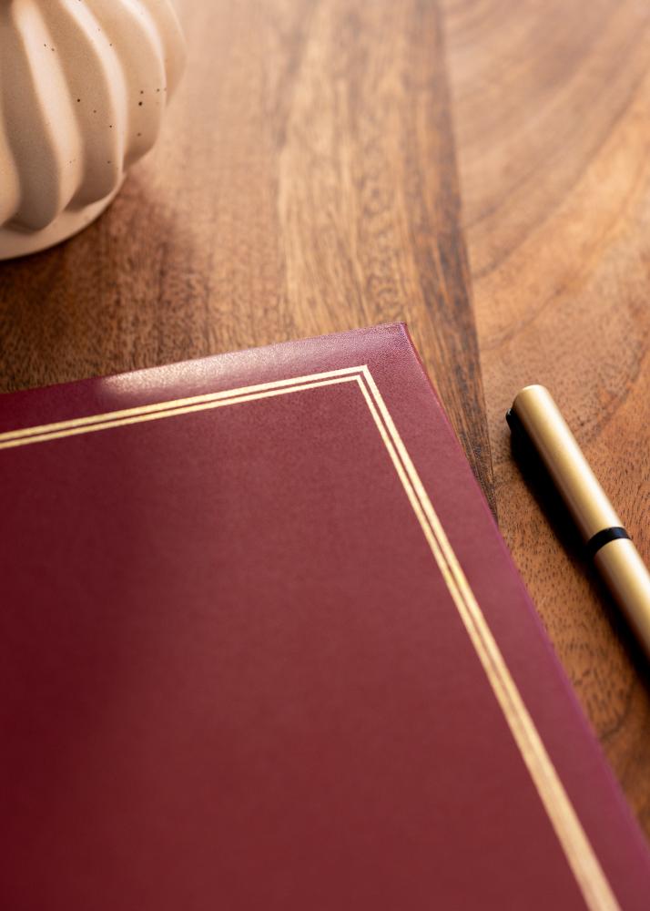 Classico Albums Sarkans - 30x33 cm (100 Balti Lappuses / 50 loksnes)